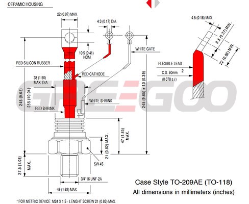Phase Control Thyristor ST300/330/350S