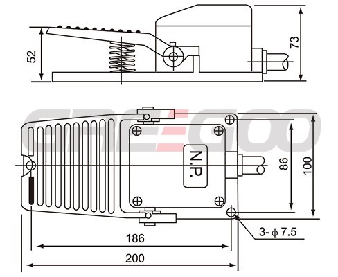 CFS-404 Foot Switches