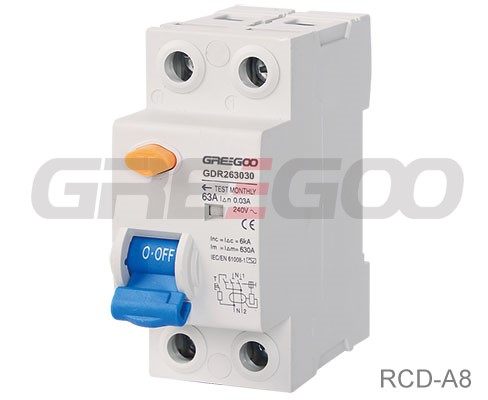 RCCB Circuit Breaker RCD-A8