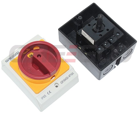 20A-125A rotary isolator switches with plastic enclosure