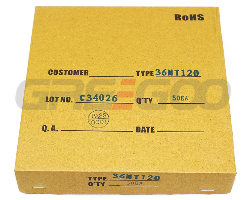 Three phase bridge rectifier 26/36MT 25/35A