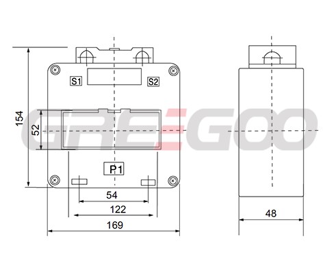 BH-100S 0.66KV Current Transformer