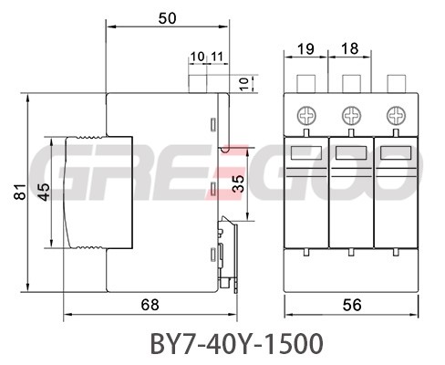 BY7-40Y photovoltaic surge protection device