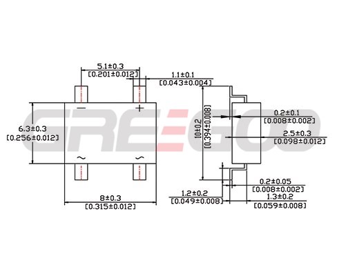 DBS Series Bridge Rectifier