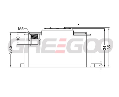 Single Phase Half Controlled Bridge Modules with Free Wheeling Diode