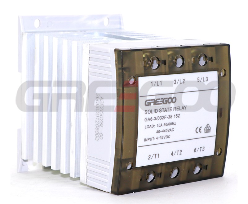 Air cooled solid state relay assemblies