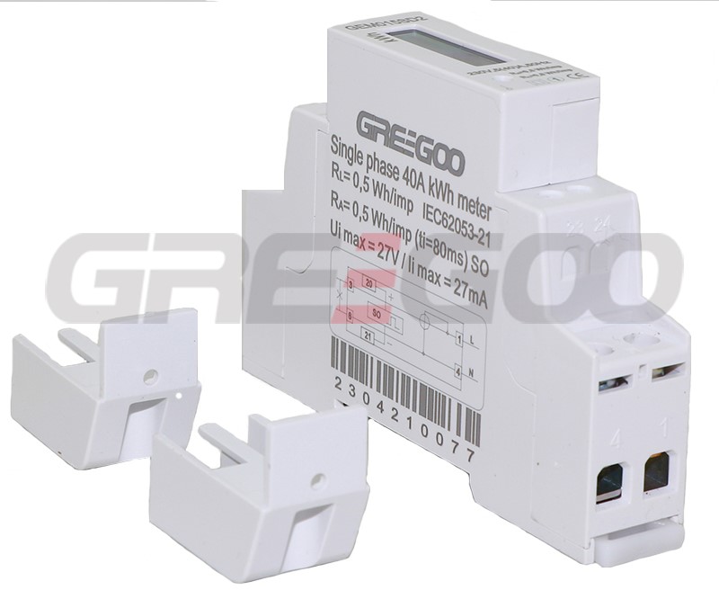 GEM015SD single phase din rail active energy meter