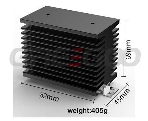 GHS series heatsink for solid state relay