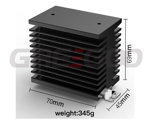 GHS series heatsink for solid state relay