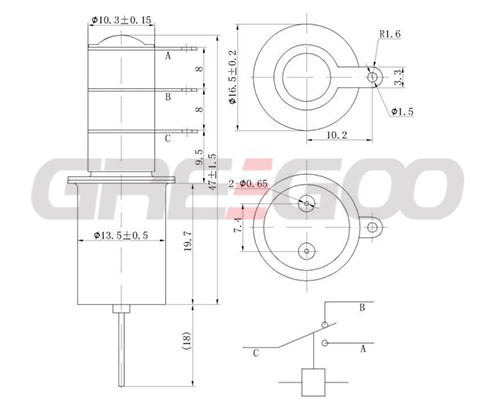 5KV HV Relay GHR-46A/B/C