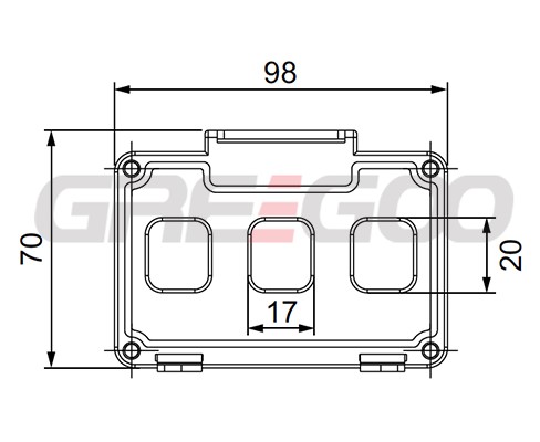 LMK7-100 three-phase current transformer