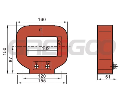 LMZ(J)1-100 0.5KV Current Transformer