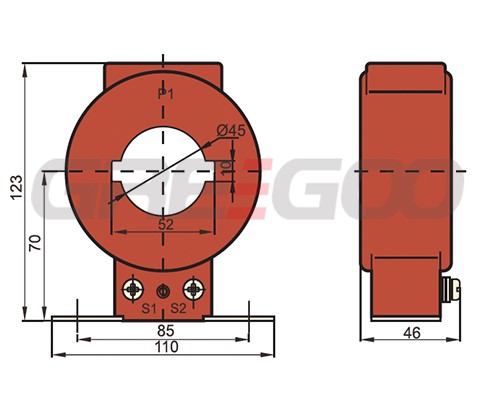 LMZ(J)1-50 0.5KV Current Transformer