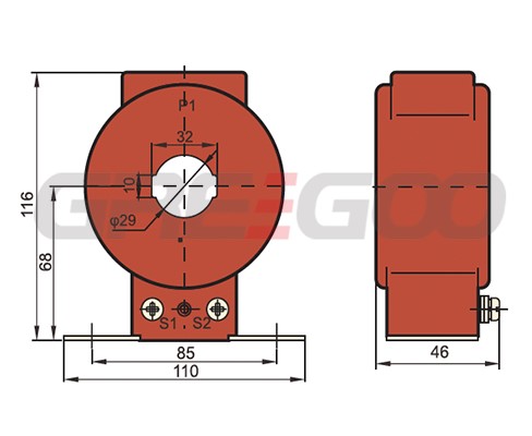 LMZ(J)1-30A 0.5KV Current Transformer