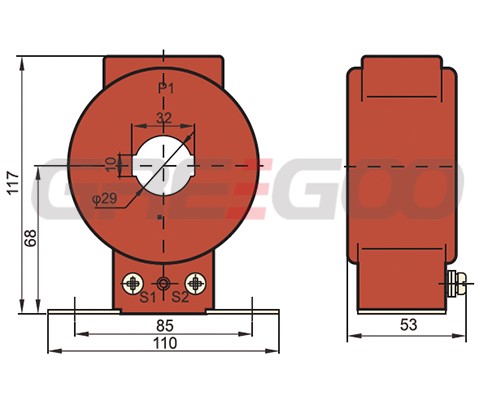 LMZ(J)1-30A 0.5KV Current Transformer