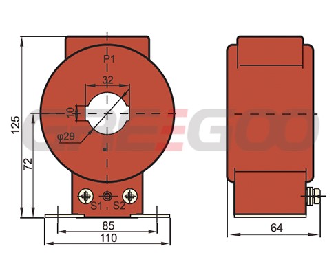 LMZ(J)1-30A 0.5KV Current Transformer