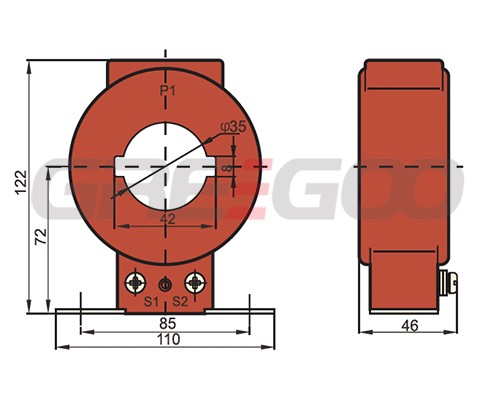 LMZ(J)1-40 0.5KV Current Transformer