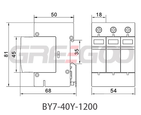 BY7-40Y photovoltaic surge protection device