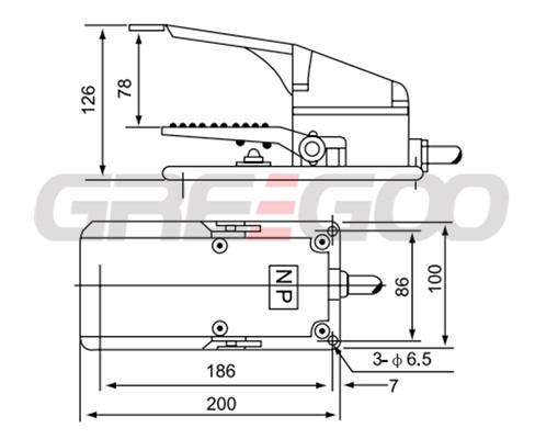 CFS-305 Foot Pedal Switches