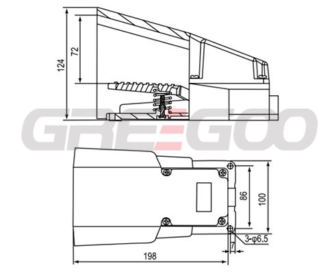 CFS-502 Foot Pedal Switches