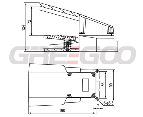 CFS-504 Foot Pedal Switches