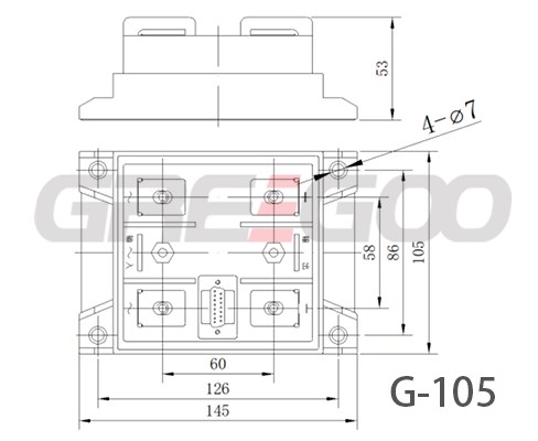 Three phase rectifier regulating module