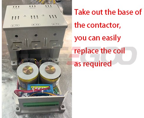 Fast switching low voltage vacuum contactor 