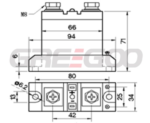 Built-in mechanical relays DC solid state relay GZQ-06