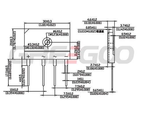 HD Series Bridge Rectifier