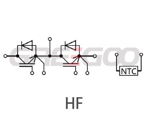 G1 half bridge chopper IGBT module