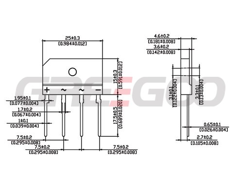 KBJ Series Bridge Rectifier