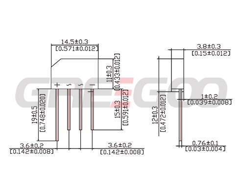 KBP single phase bridge rectifier