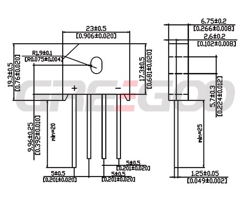 KBU Series Bridge Rectifier