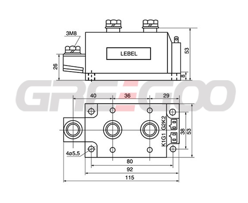 Single diode module MD250A/300A