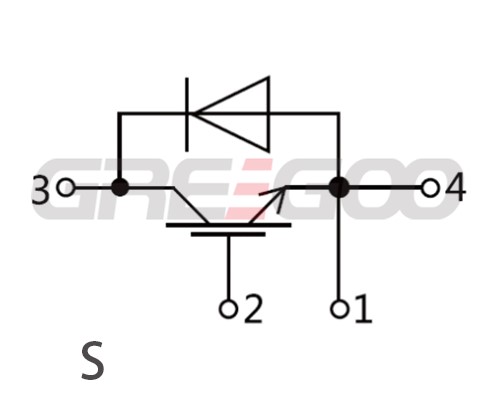 F4 single switch IGBT module