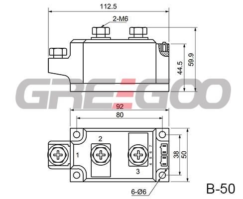 TT250 Phase Control Thyristor Module