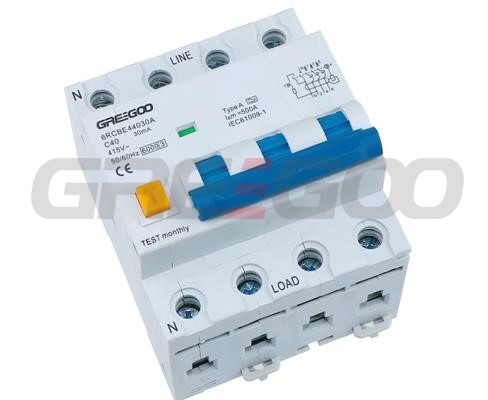 6RCB Electronic and Magnetic type RCBO 