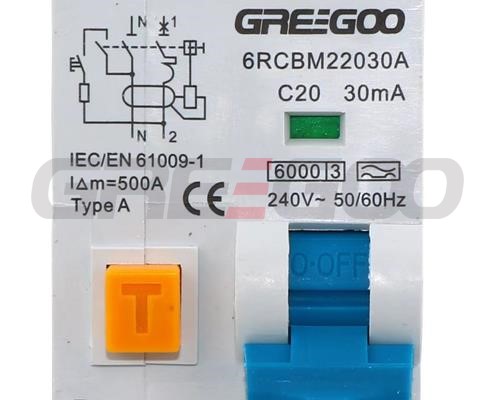 6RCB Electronic and Magnetic type RCBO 