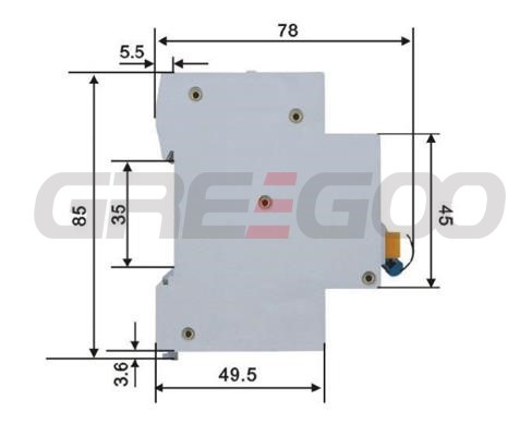 6RCB Electronic and Magnetic type RCBO 