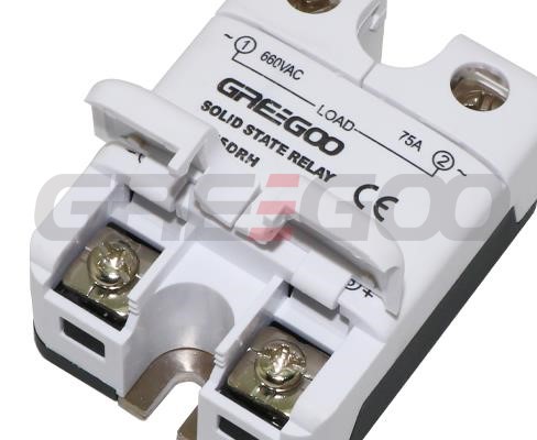 Integrated IP20 touch-safe removable covers Solid State Relays