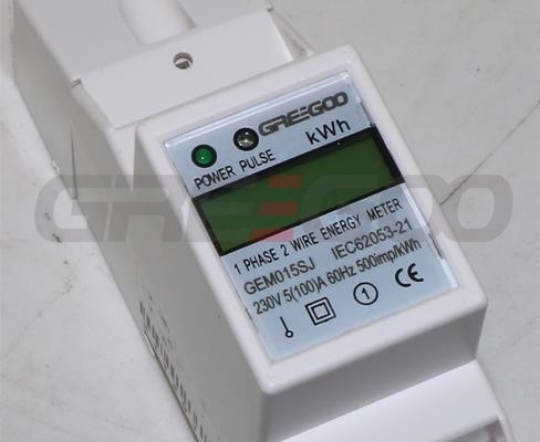 GEM015SJ single phase din rail active energy meter