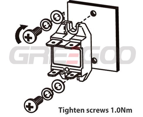 Compact FASTON terminals ac switching solid state relay