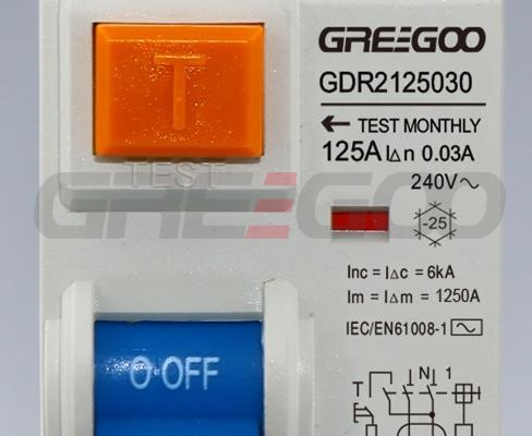 Residual Current Circuit Breakers up to 125A