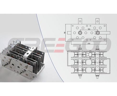 Single phase press fit diodes