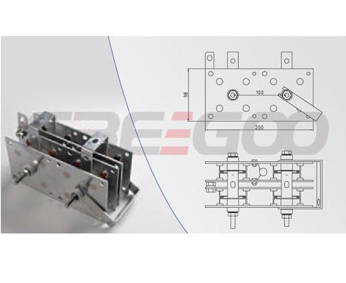 Single phase press fit diodes