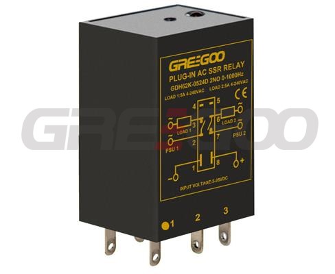 Plug in AC switching Solid State Relays