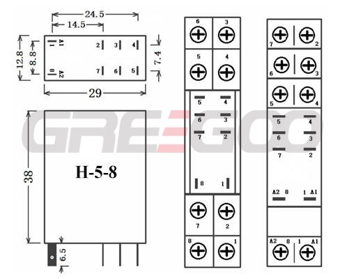 Plug in AC switching Solid State Relays