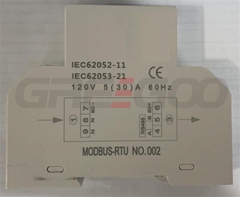 GEM015SN single phase din rail active energy meter