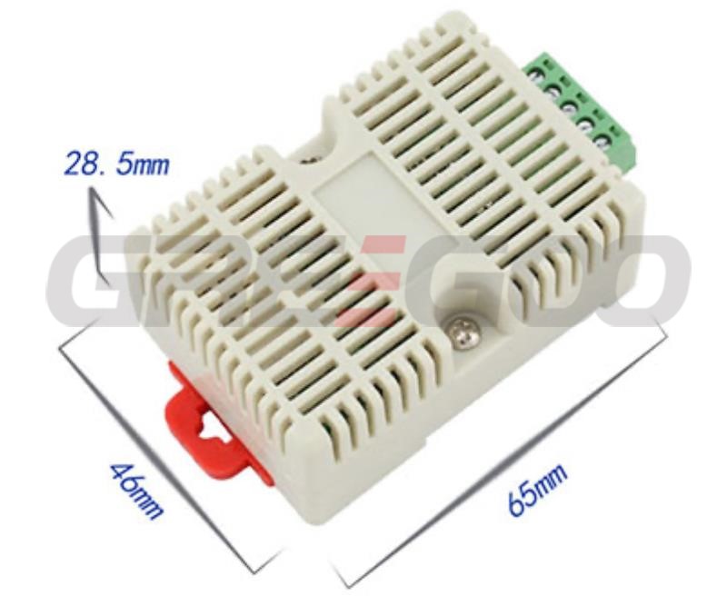 DIN Rail Mounted RS485 Output Temperature and Humidity Transmitter