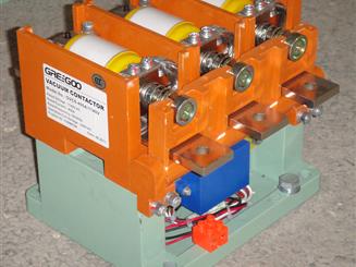 What is the purpose of a vacuum contactor?